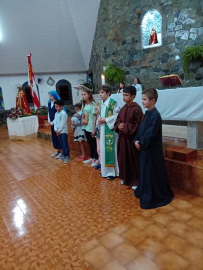 Fiéis participam da segunda noite de Tríduo em honra ao Senhor Bom Jesus na Comunidade de Campo Mendes 